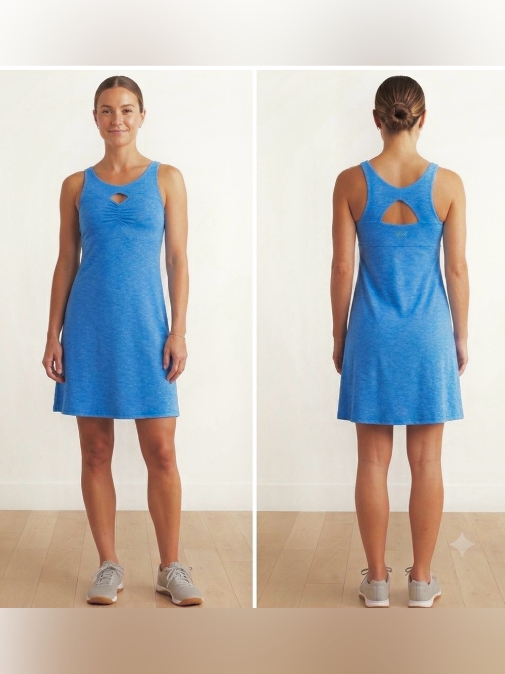 Kuhl Mova Aktiv Workout Loungwear Blue Dress Size MEDIUM